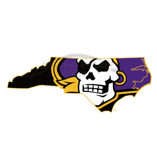 Design East Carolina Pirates Iron-on Transfers (Wall Stickers)NO.4304